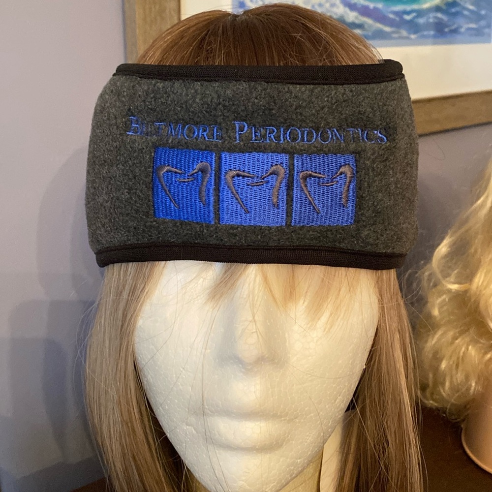 Grey Biltmore Periodontics sport headband hat in great condition